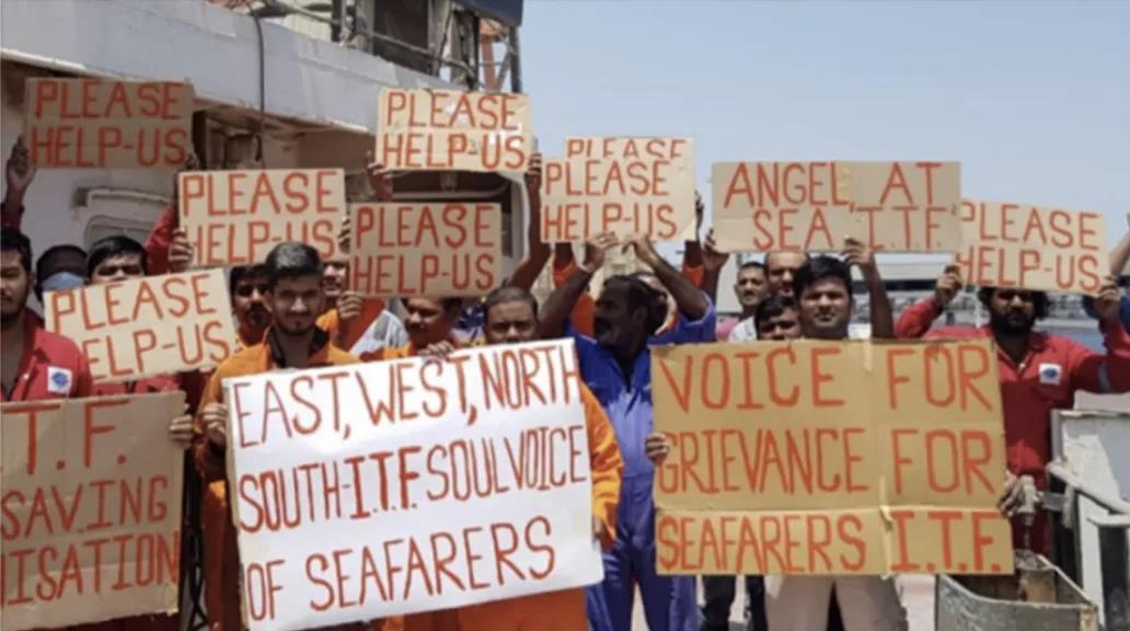 被欠薪，被遺棄，海員絕食抗議 