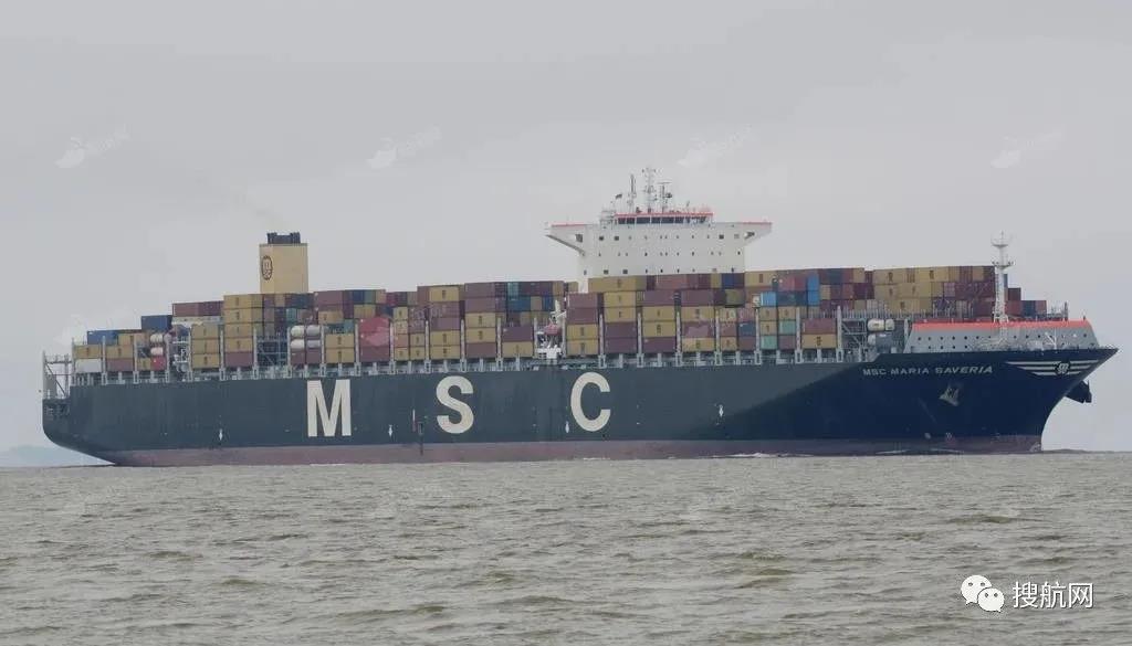 事故丨MSC一艘大型集裝箱突發(fā)機(jī)械故障，航向被迫改變
