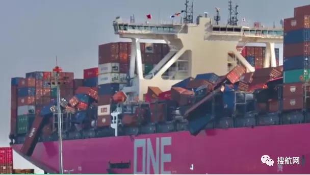 ONE事故后續(xù)丨多達(dá)2250個(gè)集裝箱丟失或損壞，50個(gè)柜已安全卸貨！