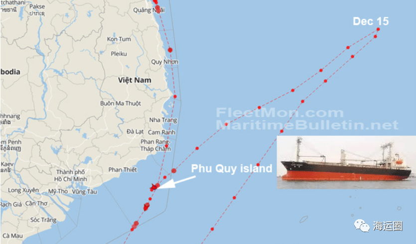 突發(fā)！XIN HONG輪沉沒！11名中國船員遇險！