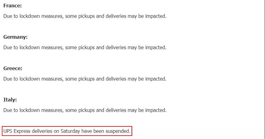 還能出貨嗎？UPS暫時停止向中國部分地區(qū)提供服務(wù)，DHL緊急暫停部分國家進(jìn)出口服務(wù)！