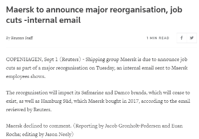 差10艘！MSC就登上"王位"了？...馬士基當真佛系？