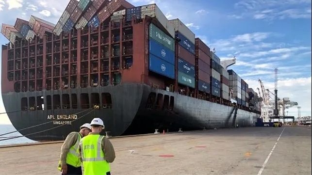丟失50個(gè)集裝箱...APL ENGLAND初步調(diào)查結(jié)果公布