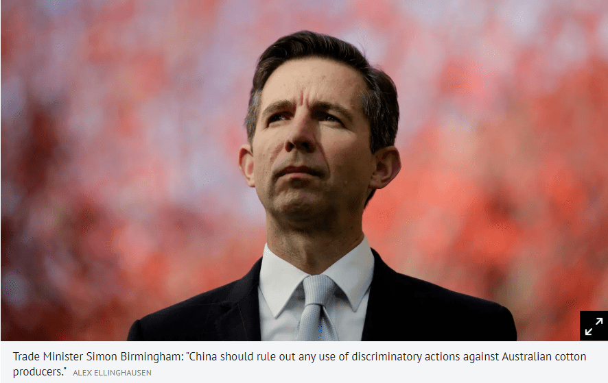 中澳貿(mào)易關(guān)系惡化！中國叫停澳洲煤炭進(jìn)口，限制澳棉配額，鐵礦石進(jìn)口明顯下降！